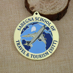 Sabegna School of Travel Tourism Custom medals