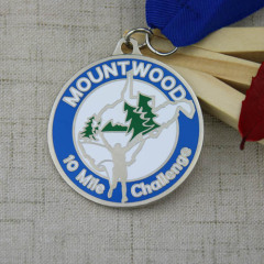 Mount Wood 10 miles Race Custom Medals