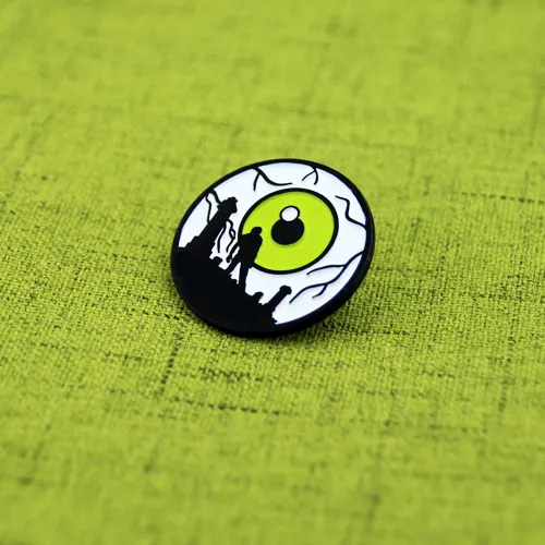 Horror Scene Enamel Pins