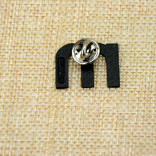 the letter M Enamel Pins