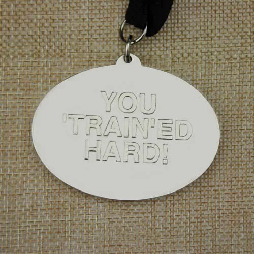 Railway City Road Race customized medals