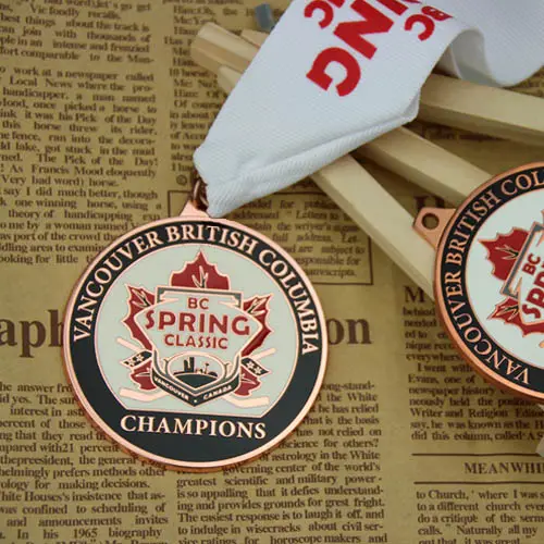 Hockey Tournament Custom Medals 