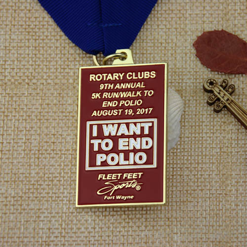 9th Annual Rotary Clubs Custom medals