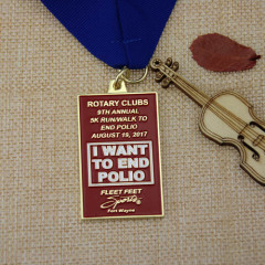 9th Annual Rotary Clubs Custom medals