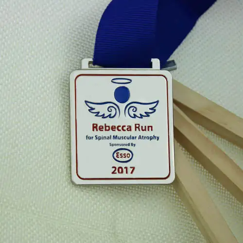 Rebecca Run Custom Silver Medals