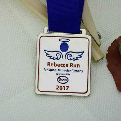 Rebecca Run Custom Silver Medals