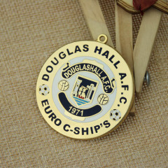 Douglas Hall A.F.C. Custom Medals