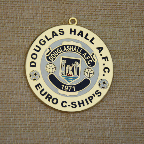 Douglas Hall A.F.C. Custom Medals