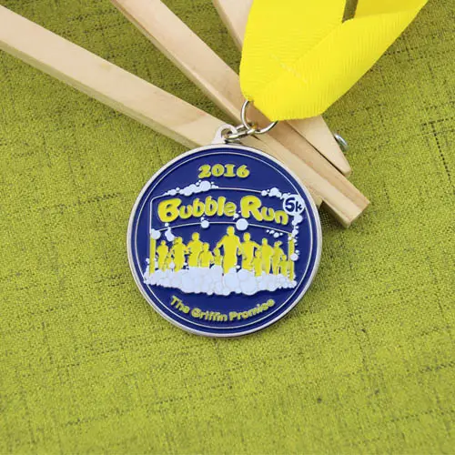 Bubble Run Custom Soft Enamel Medals Bubble Run Custom Soft Enamel Medals