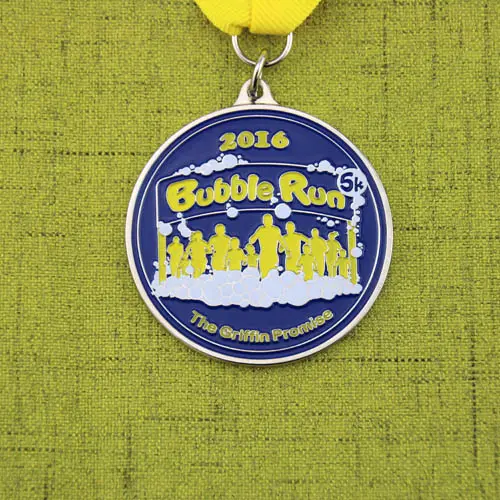 Bubble Run Custom Soft Enamel Medals Bubble Run Custom Soft Enamel Medals