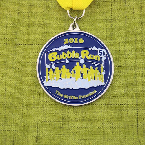Bubble Run Custom Soft Enamel Medals Bubble Run Custom Soft Enamel Medals