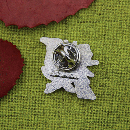 Bird and Rose Lapel Pins