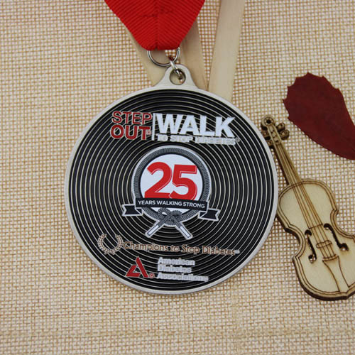 Walk To Stop Diabetes Custom made medals
