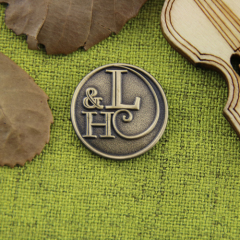 L and H Lapel Pins