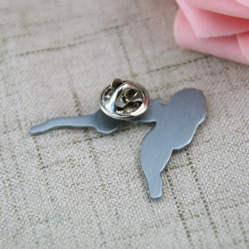 Fairy and Chrysanthemum Lapel Pins