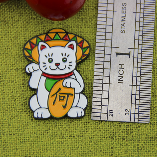 Maneki Neko Lapel Pins
