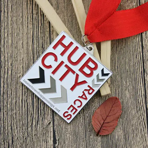 Hub City Races Custom Medals