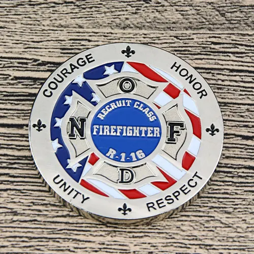 Fire Department Custom Challenge Coins Fire Department Custom Challenge Coins