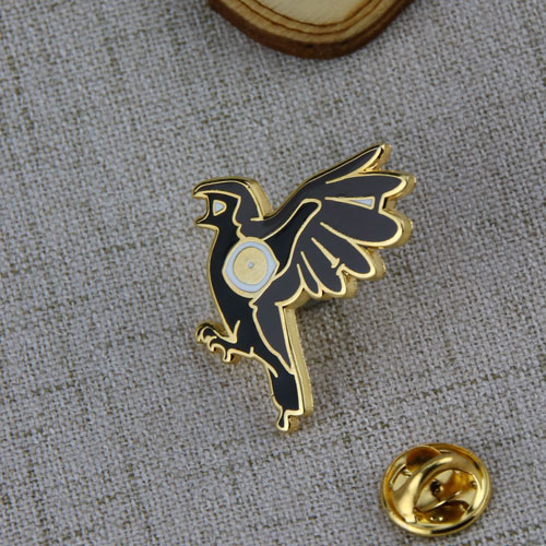 Black Crow Lapel Pins