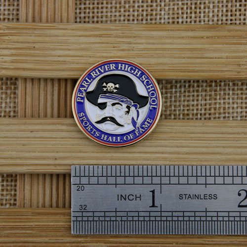 Pearl River High School Die Struck Pins