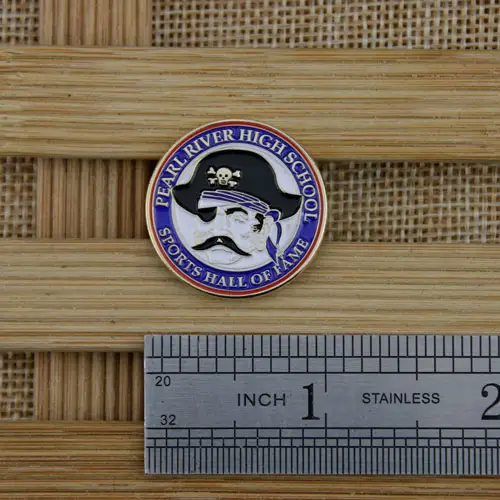 Pearl River High School Die Struck Pins