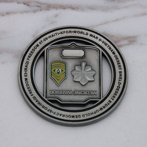 Medicine Warrior Custom Coins