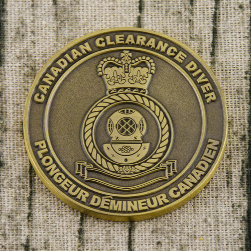 Canadian Clearance Diver Custom Coins