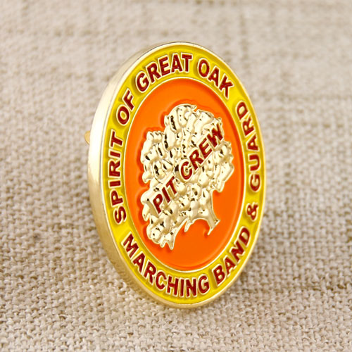 Pit Crew Lapel Pins Custom 