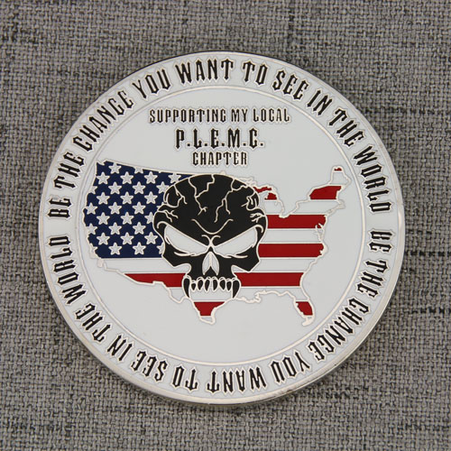 Supporting Punishers Custom Coins