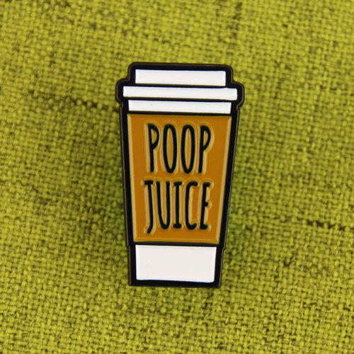 Poop Juice Award Pins 