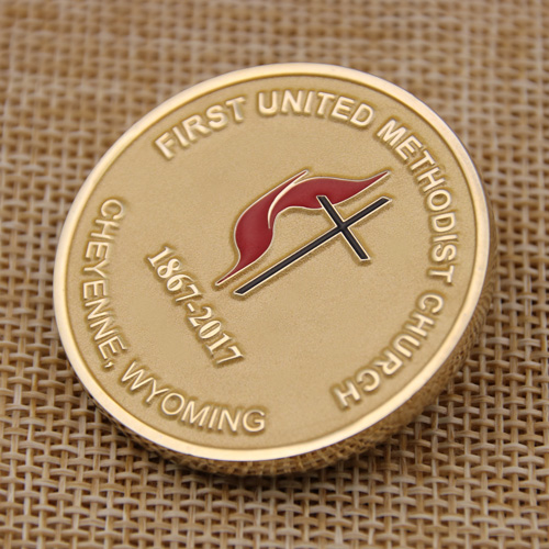 First United Methodist Church Custom Coins