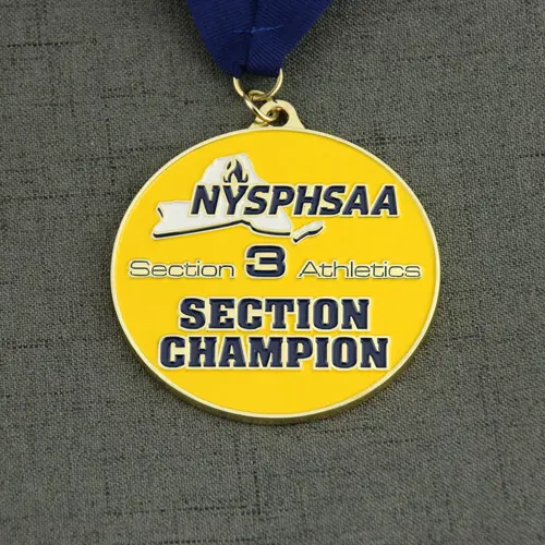 Section Champion Customized Medals