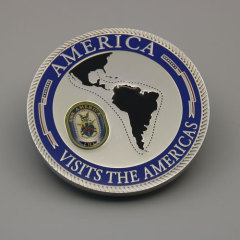 Visits the Americas Custom Coins