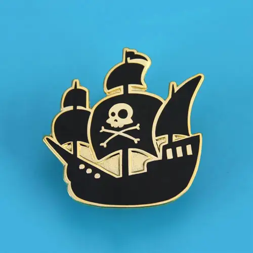 Pirate Ship Custom Hard Enamel Pins Pirate Ship Custom Hard Enamel Pins