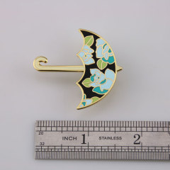 Umbrella Custom Hard Enamel Pins