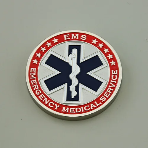 Emergency Medical Service Custom Coins