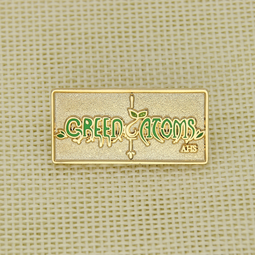 Green Atoms Stock Lapel Pins