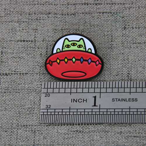 The Cat from Outer Space Lapel Pins