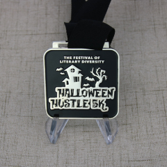 Halloween Hustle 5K Race Medals
