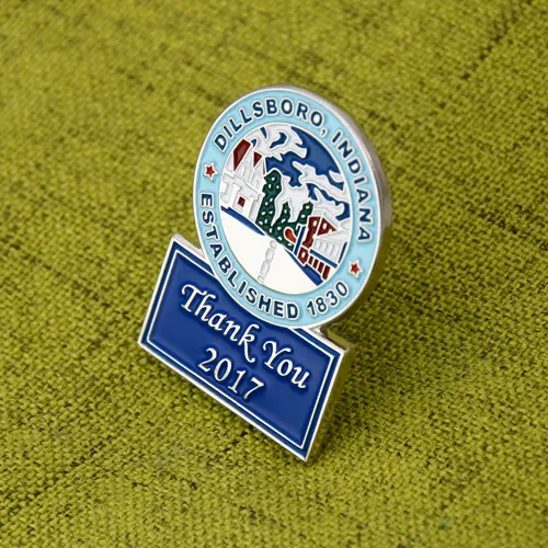 The Indianan of Dillsboro Lapel Pins
