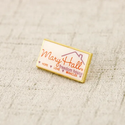 Mary Hall Freedom House Enamel Pins Custom