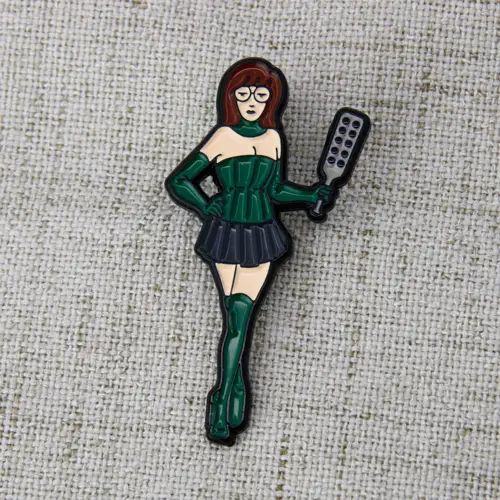 Baseball Girl Lapel Pins