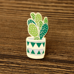 Cactus Enamel Lapel Pins
