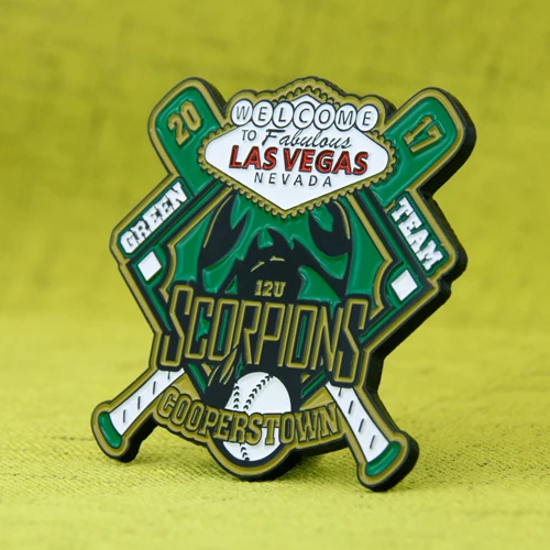 Scorpions Cooperstown  Baseball Pins 