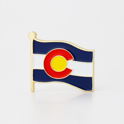Flag Colorado Enamel Pin 