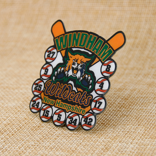 Windham Wildcats Baseball Pin
