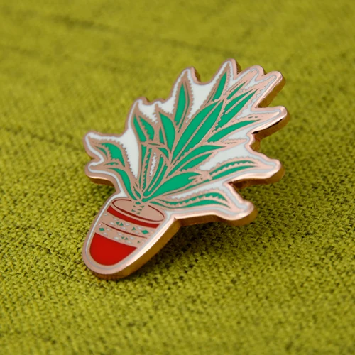 Aloe Vera Plants Lapel Pins