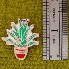 Aloe Vera Plants Lapel Pins