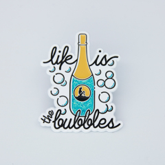 Champagne bottle Lapel pins