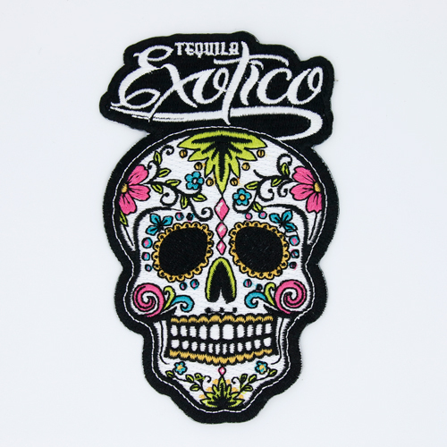 Exotico Skull Embroidered Patches